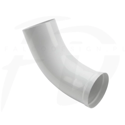 Wylewka stalowa Inguri ⌀ 100 w kolorze biały RAL 9002